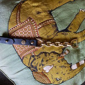 SKINNY CHAINS AND LEATHER BRACELET